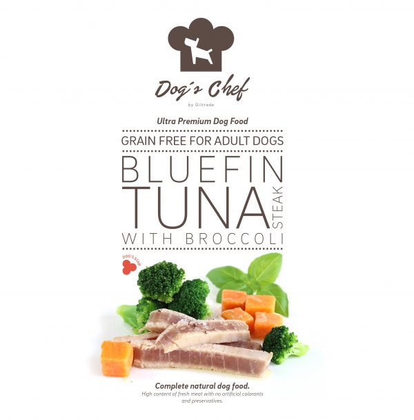 DOG'S CHEF Bluefin Tuna steak with Broccoli