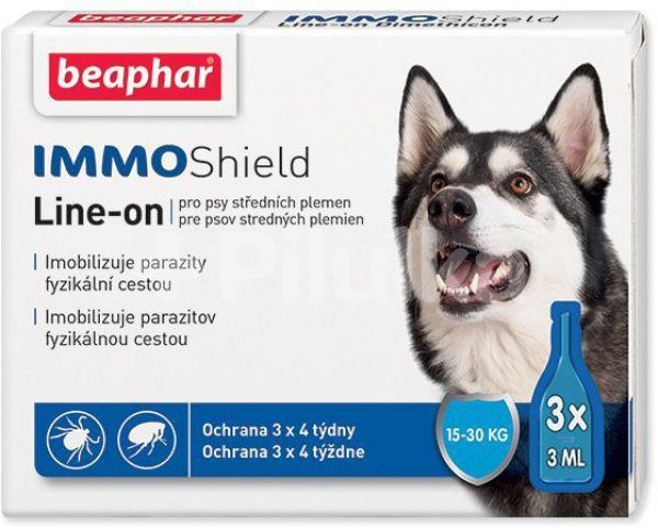 Beaphar Line-on IMMO Shield pre psov M - 9ml