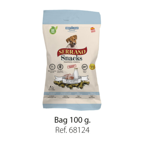 Serrano Snack 100g Puppies NEW - Pamlsky pre šteniatka
