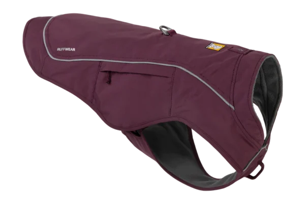 Zimná bunda pre psy Ruffwear Overcoat Fuse™ Harness Jacket