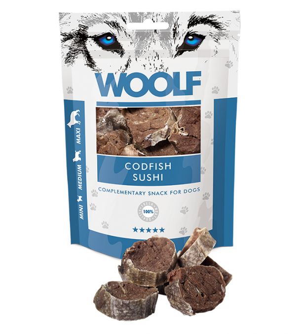 Woolf Dog Codfish Sushi 100 g