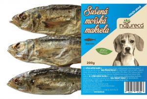 NATURECA Sušená morská makrela 200g