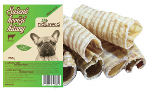 NATURECA Sušené hovädzie hrtany 250 gr
