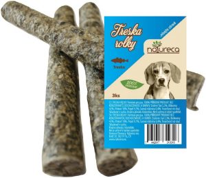 NATURECA Treska rolky sušené 3 ks, 75 gr