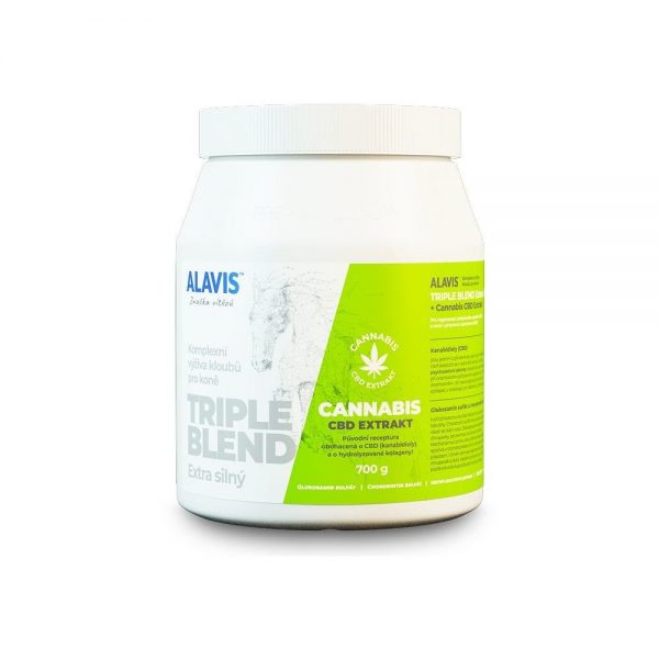 ALAVIS Triple Blend Extra Silný + Cannabis CBD Extrakt pre kone plv. 700 g