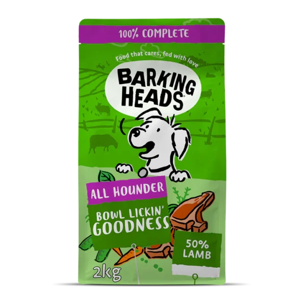 BARKING HEADS All Hounder Bowl Lickin Good Lamb