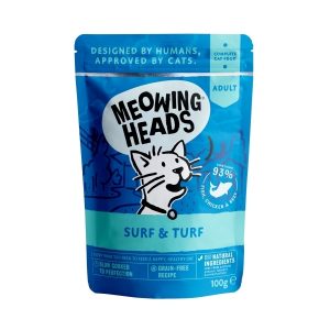 MEOWING HEADS Surf & Turf kapsička 100g