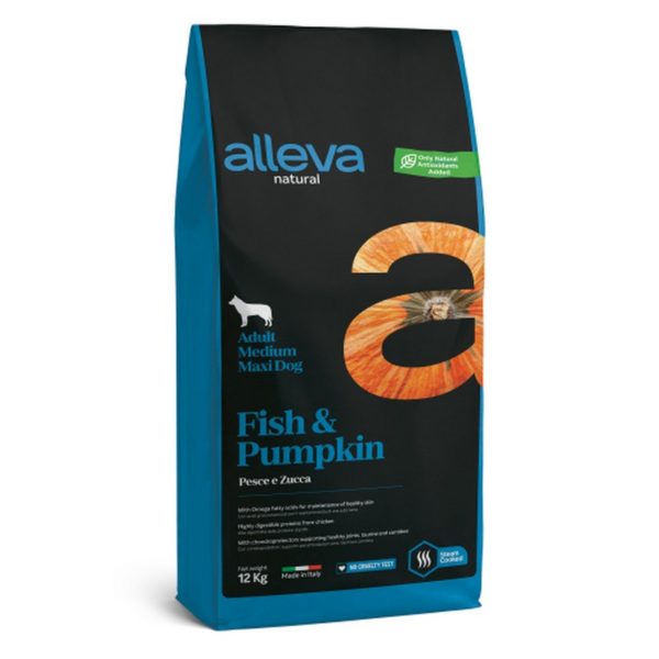 Alleva NATURAL dog fish&pumpkin adult medium/maxi