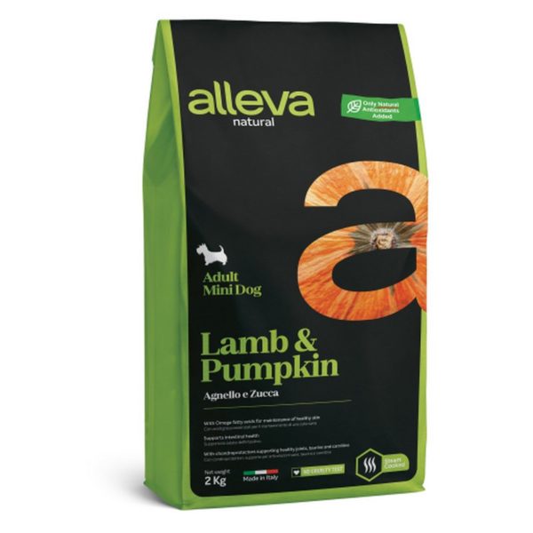 Alleva NATURAL dog lamb&pumpkin adult mini