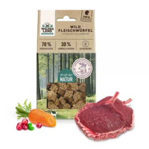 WILDES LAND - Pečené kocky z diviny 100g