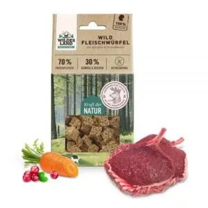 WILDES LAND – Pečené kocky z diviny 100g