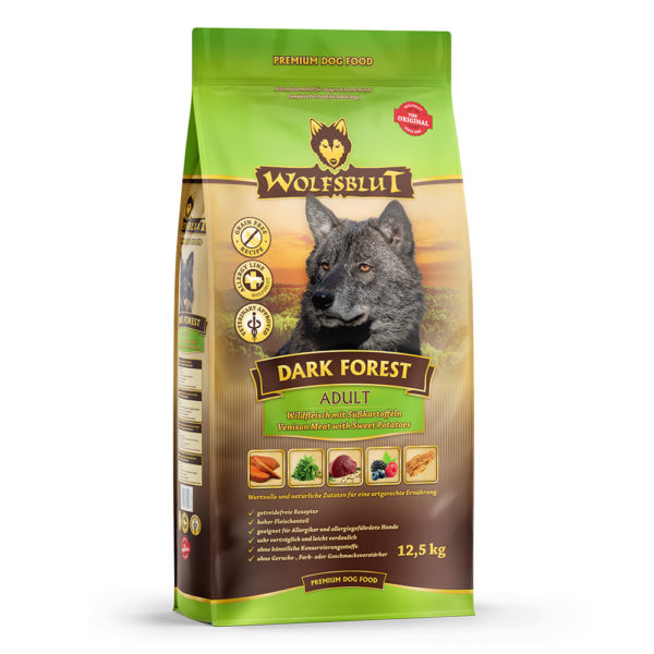 WOLFSBLUT DARK FOREST Adult - Divina a sladké zemiaky