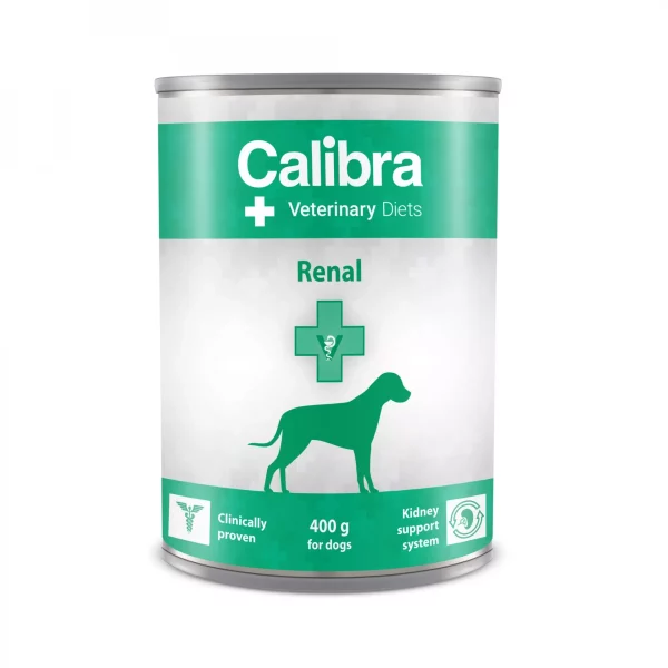 Calibra VD Dog konzerva Renal 400g NEW - Kompletná veterinárna konzerva pre psy s obličkovou nedostatočnosťou