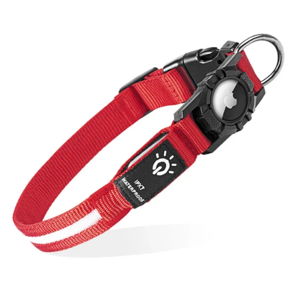 Reedog svietiaci obojok s púzdrom na Apple Airtag