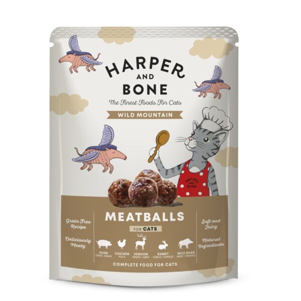 HARPER & BONE Cat Wild Mountain, kapsička 85 g