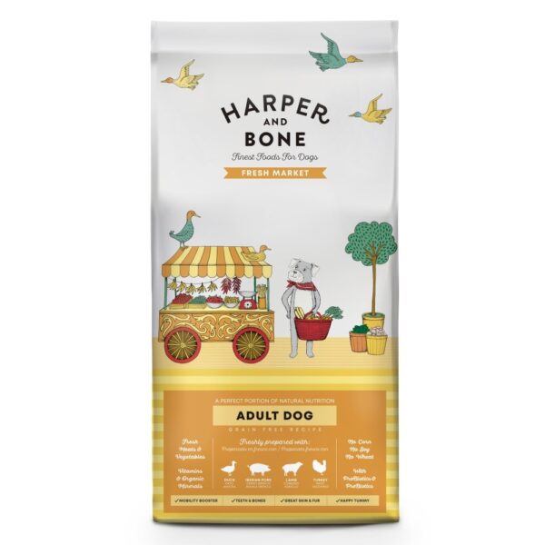 HARPER & BONE Adult Dog Large & Medium Fresh Market GF