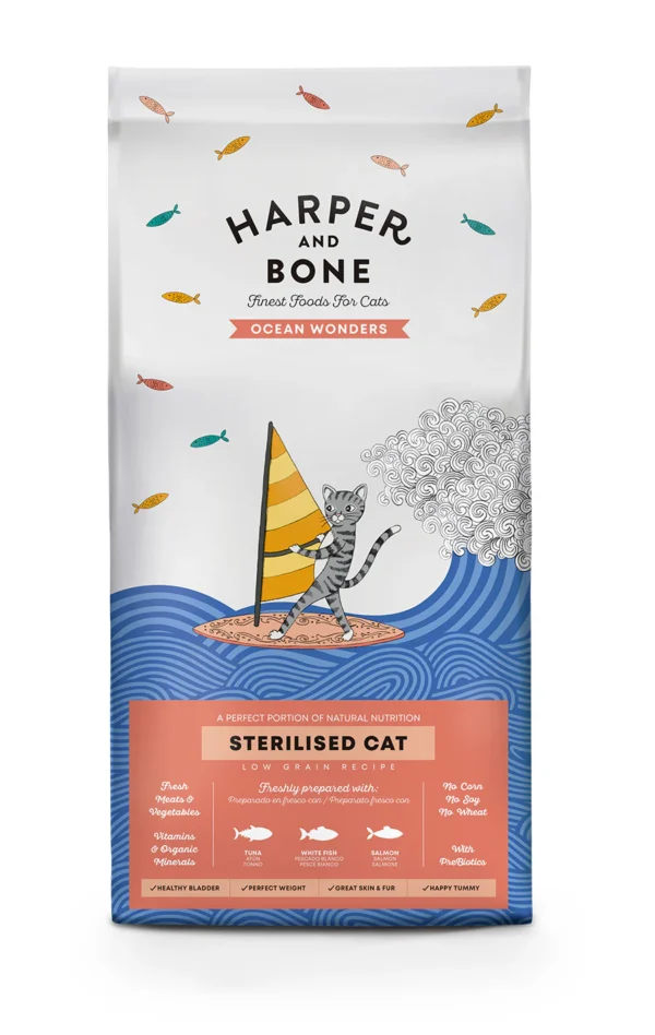 HARPER & BONE Adult Cat Ocean Wonders LG Sterilised