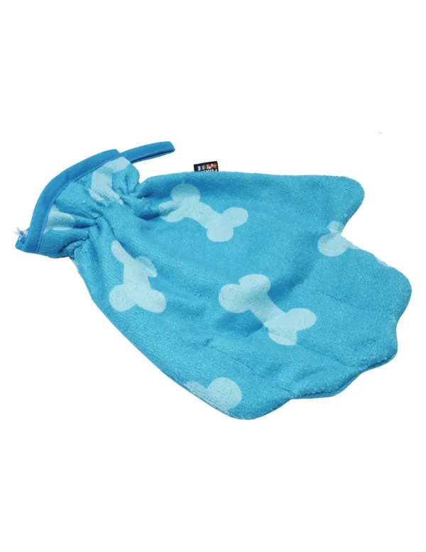 RUKKA - sušiaca rukavica z mikrovlákna na psy, turquoise