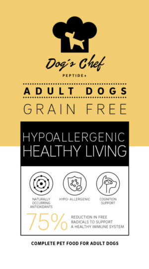 DOG’S CHEF HYPOALLERGENIC HEALTHY LIVING
