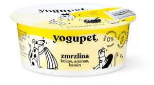 Yogupet zmrzlina pre psy a mačky – s kokosom, ananásom a banánom