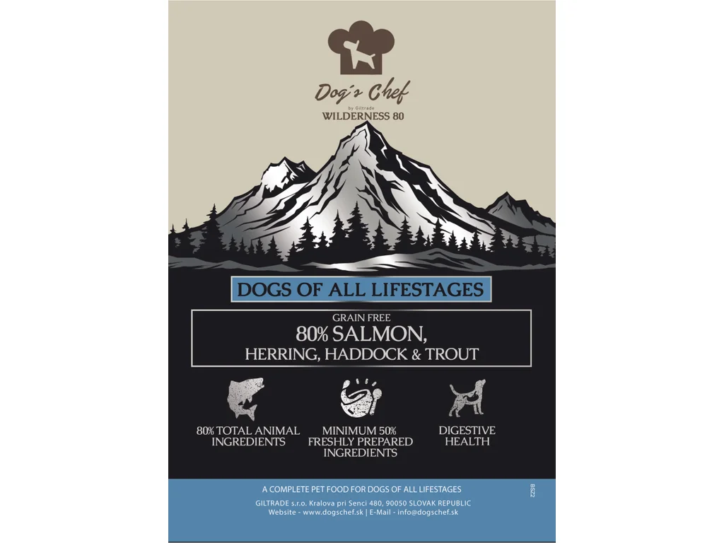DOG’S CHEF SALMON WITH HERRING, HADDOCK & TROUT