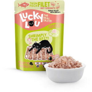 LUCKY LOU Extra Food Filet z tuniaka s krevetami v želé 70 g