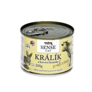 FALCO SENSE CAT králik a hovädzie 200g
