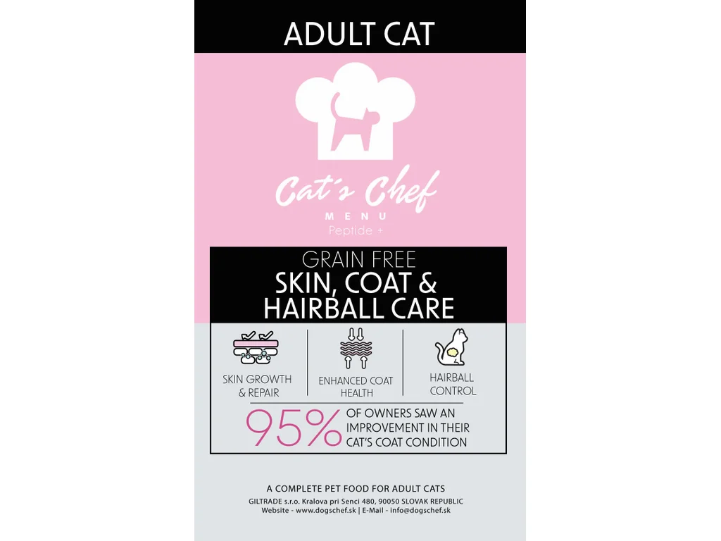 Cat’s Chef SKIN, COAT & HAIRBALL CARE